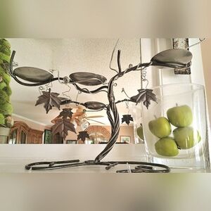 Pewter Toned Candleholder